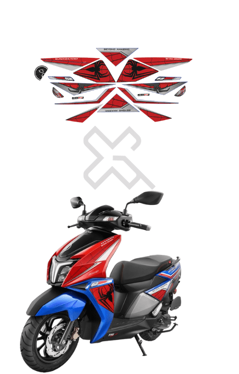 Ntorq Spider Man Original Sticker | Ntorq Spider Man Original Graphics 